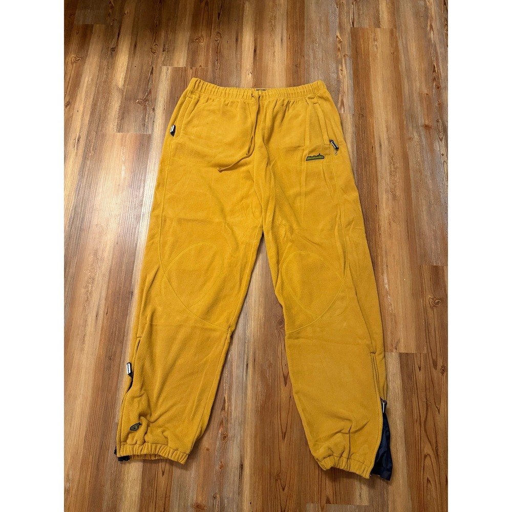 Akademiks Mens‎ 3XL Yellow Fleece Sweatpants Streetwear Vintage Style